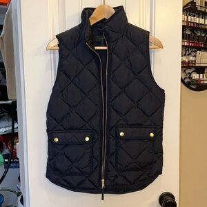 J. Crew Women’s Quilted Vest - Navy XS